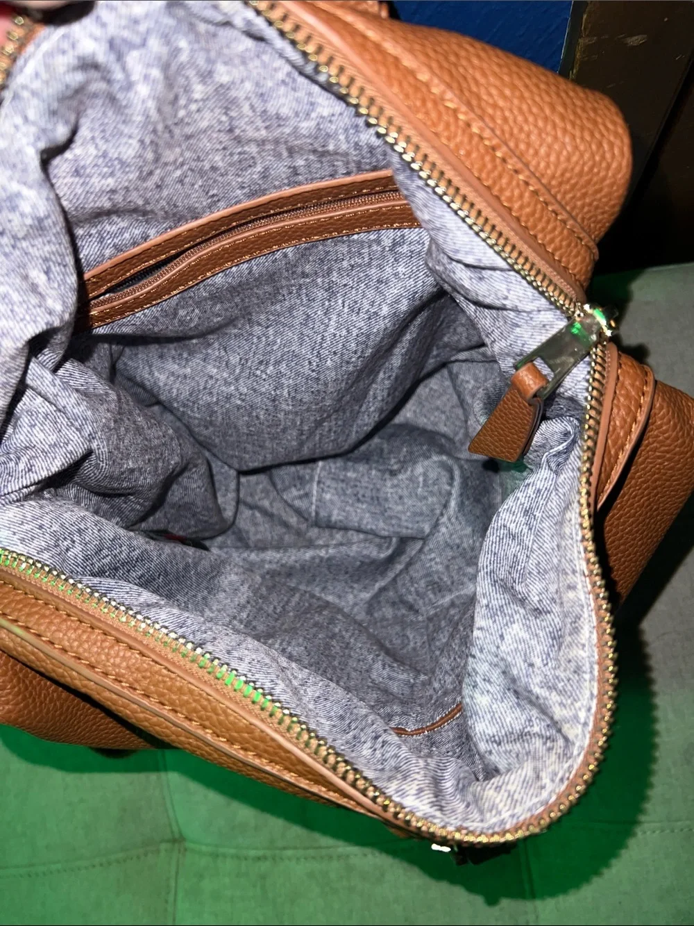 Classic Leather Backpack - Brown